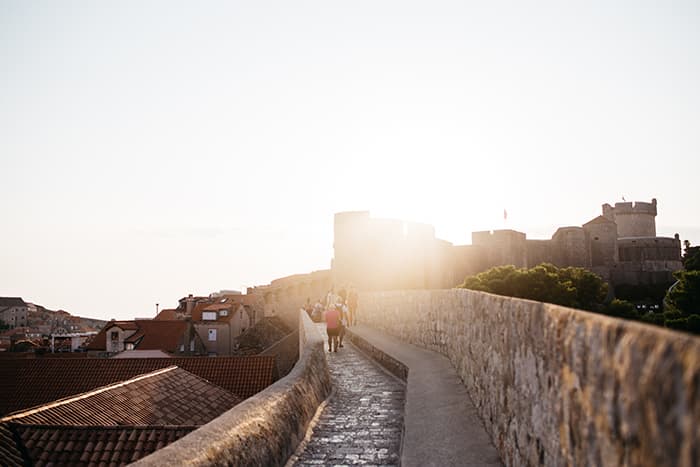 city walls